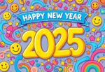 Happy New Year Emojis 2025 🎁🥳 Copy and Paste & Wish🎈